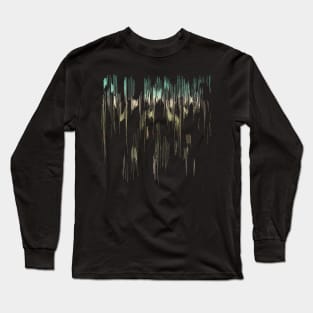 Horror Halloween Lines Long Sleeve T-Shirt